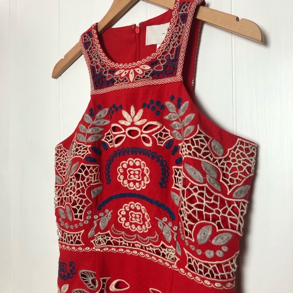 J.O.A Embroidered Mini Dress - Picture 5 of 8